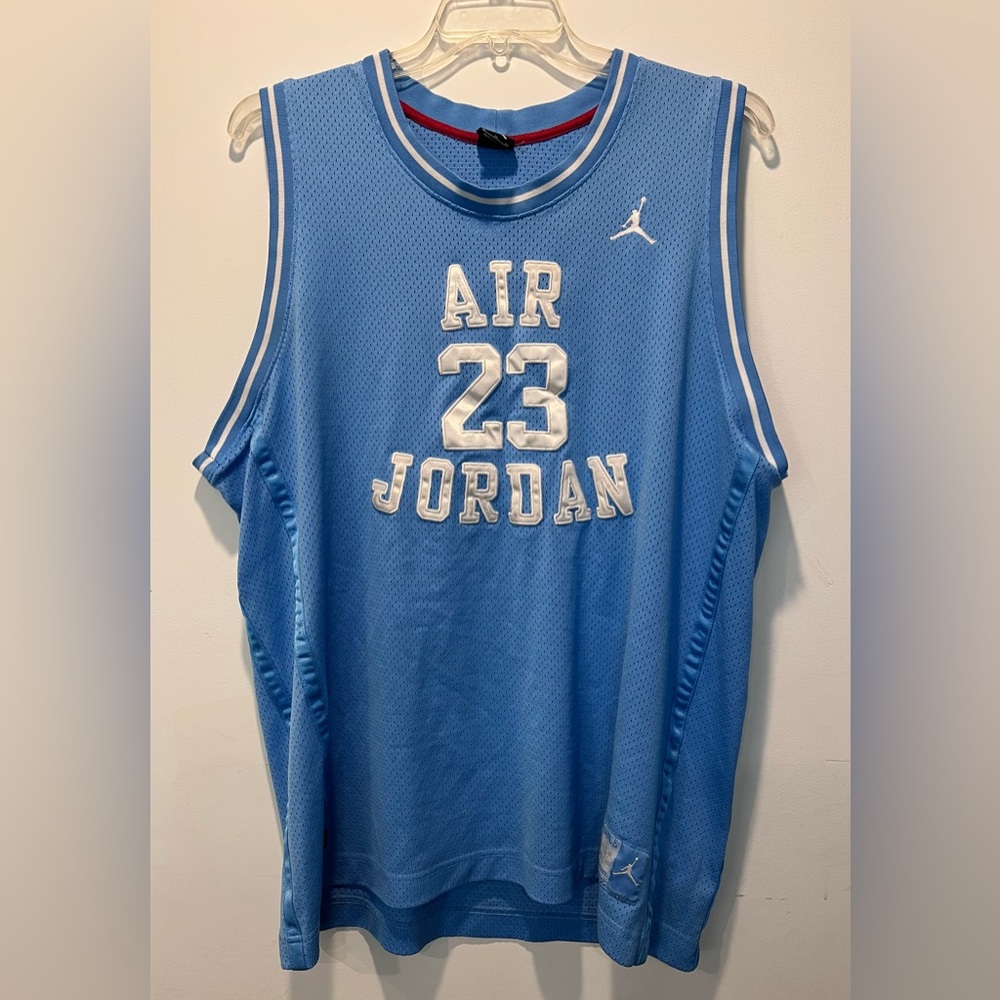 Air‎ Jordan #23 Carolina Blue Jordan Brand Jersey Yth XL Fly Since 1982 Stitched